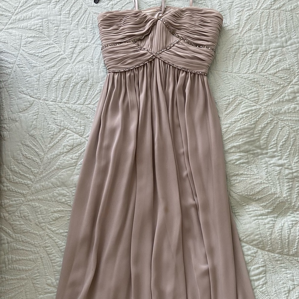 Silver gown/bridesmaid dress/prom